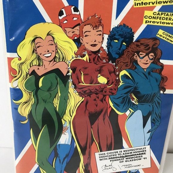 Fantagraphics Amazing Heroes #193 Rare Alan Davis Mark Farmer Comic Magazine - Picture 2 of 9